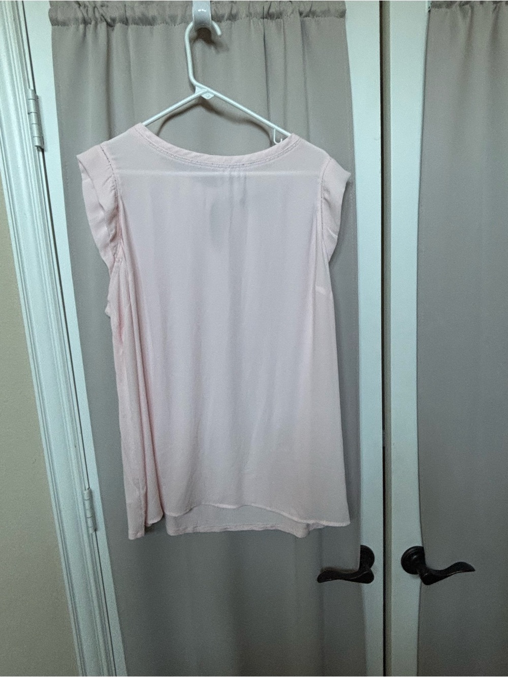 LOFT Soft Blush Cap Sleeve Top